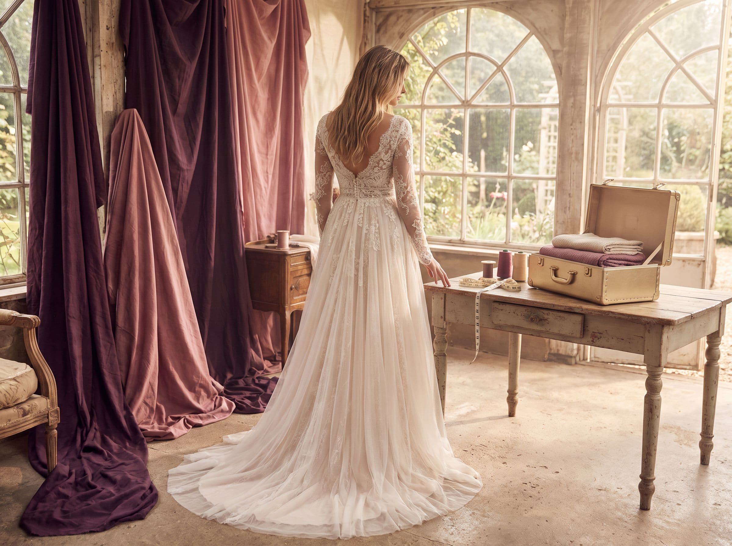 Comment integrer des details boho dans une tenue de mariage