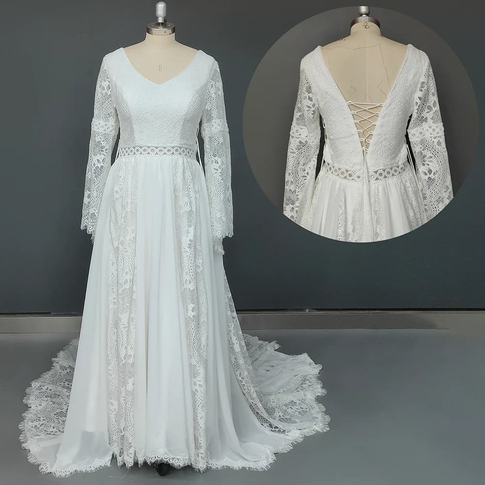 robe blanche bohème chic