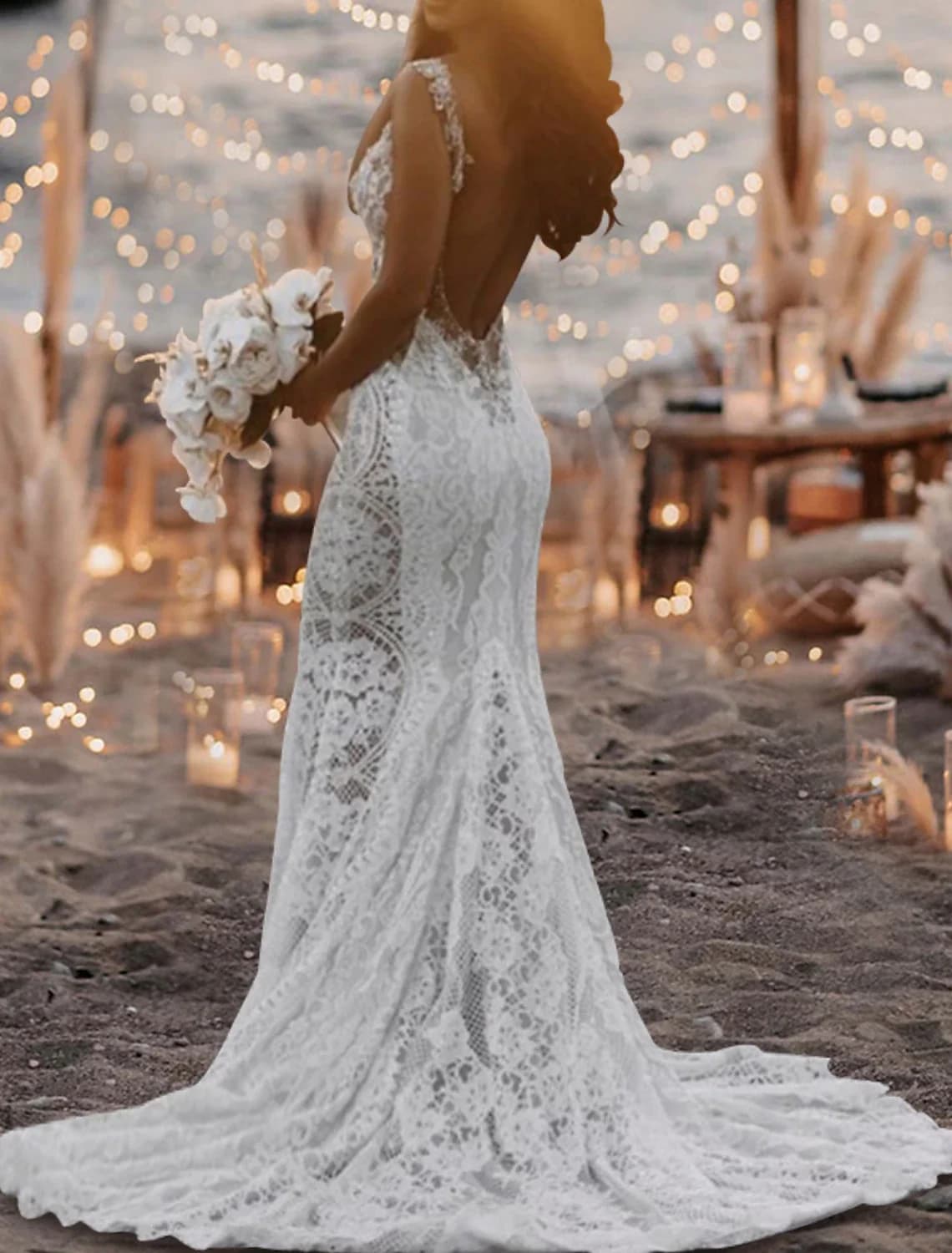 robe de mariée bohème romantique