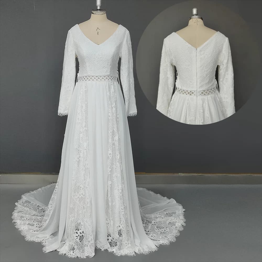 robe de mariée bohème fluide