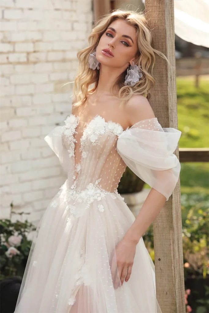 robe de mariée courte boheme