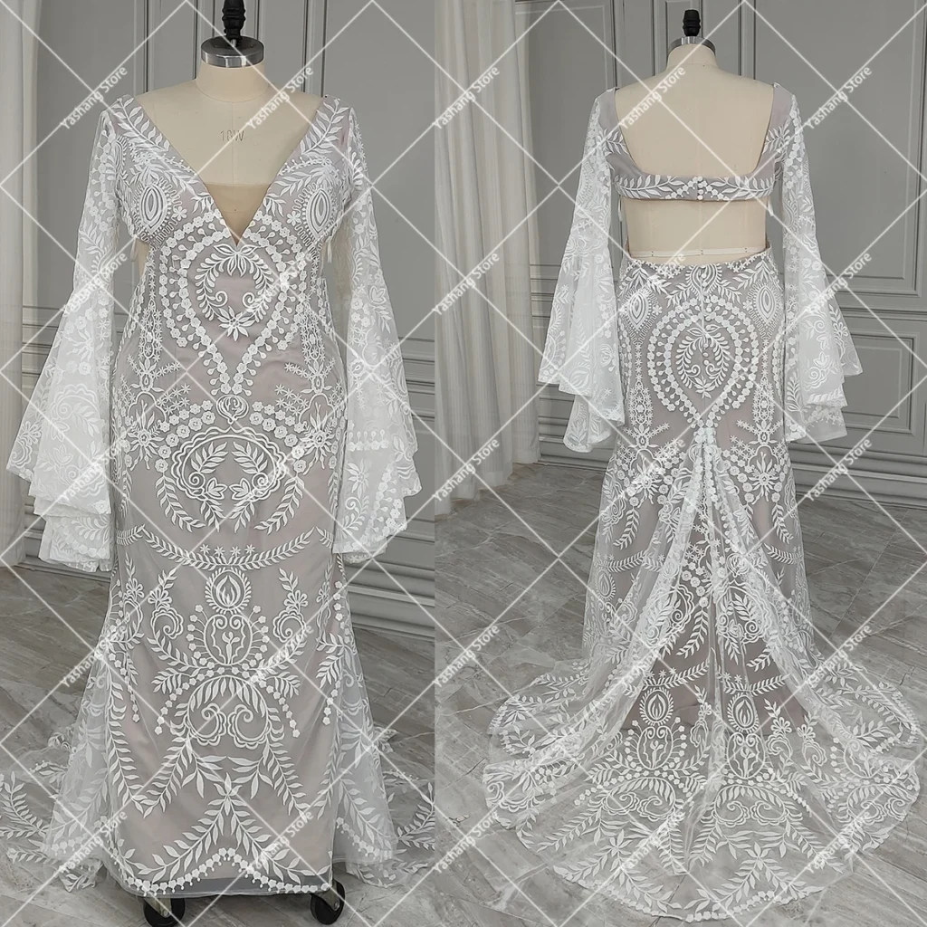 robe de mariée romantique boheme