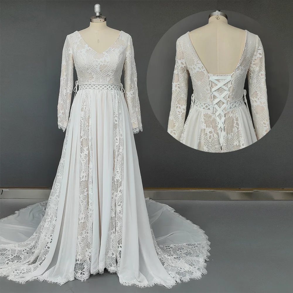 robe blanche bohème longue